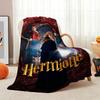 Magic Hermione Theme Printed Blanket Cozy Comfortable Throw Blanket For Living Room Sofa Nap Lightweight Home Decor Great Holiday Gift