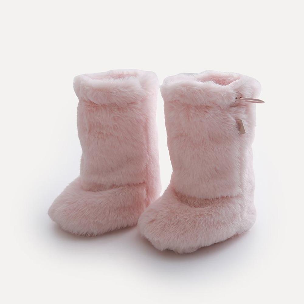 

Casual Thickened Newborn Baby Socks Anti-Slip Solid Color Baby Foot Warmer Infant Warm Children S Sleeping Sock Winter 1 Pair