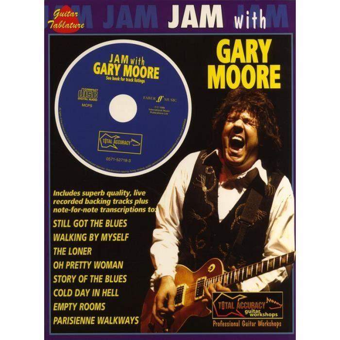 Partitions de guitare - Jam With Gary Moore - 8 classiques - CD inclus - Pour adultes