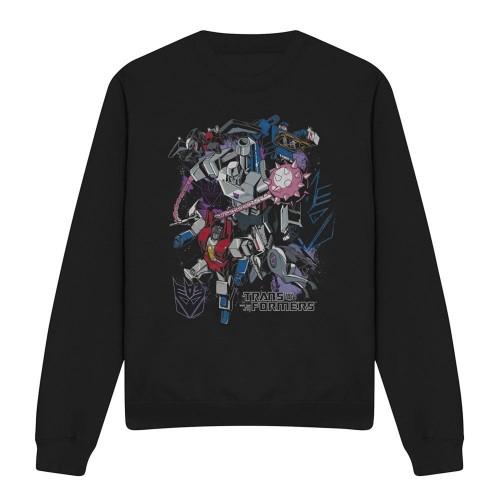 Transformers Unisex Adult Generations Decepticons Peace Through Tyranny Attack Sweatshirt