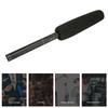 ASHATA Interview Microphone Condenser Hot Shoe Clip Sponge Sleeve DSLR Video iOS Android Cameras