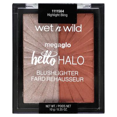 MegaGlo, Hello Halo Blusher Lighter, Highlight Bling, 10g (0.35oz)