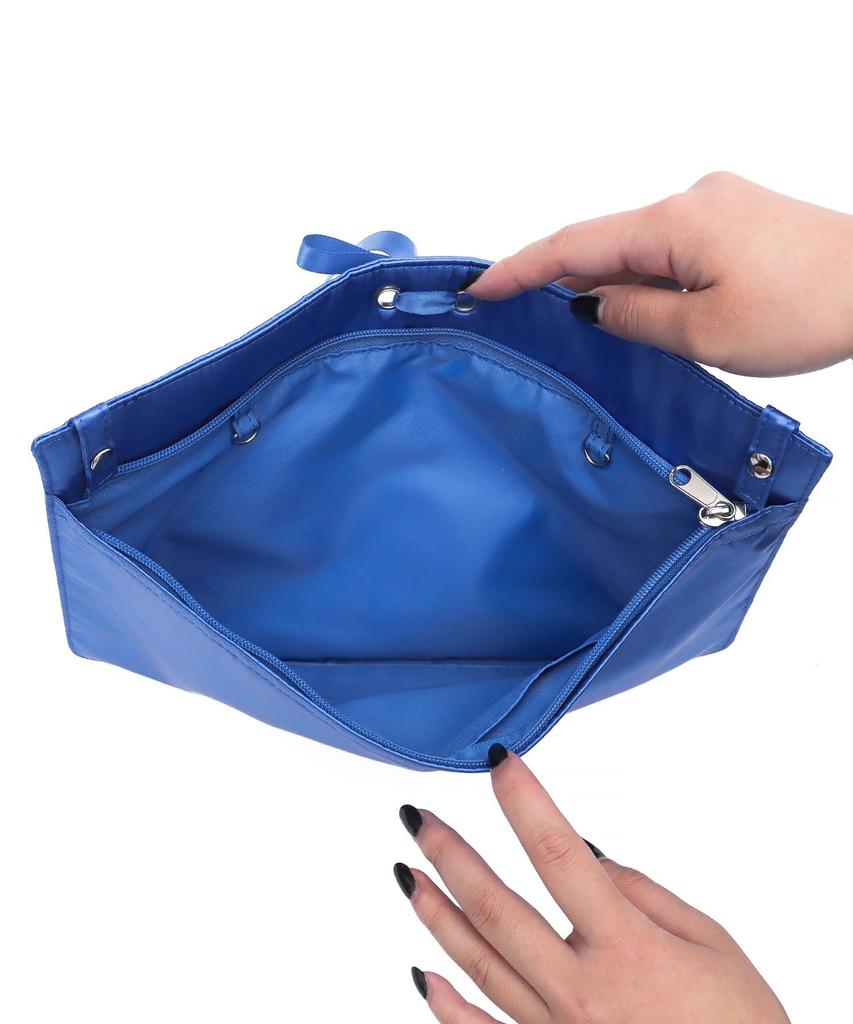 WEGO Tokimeki Magic DIY Satin Flap Bag Perfect for Ita and Oshikatsu and Presents for Size Silver (Small) - Bags, Decorations, Customization,