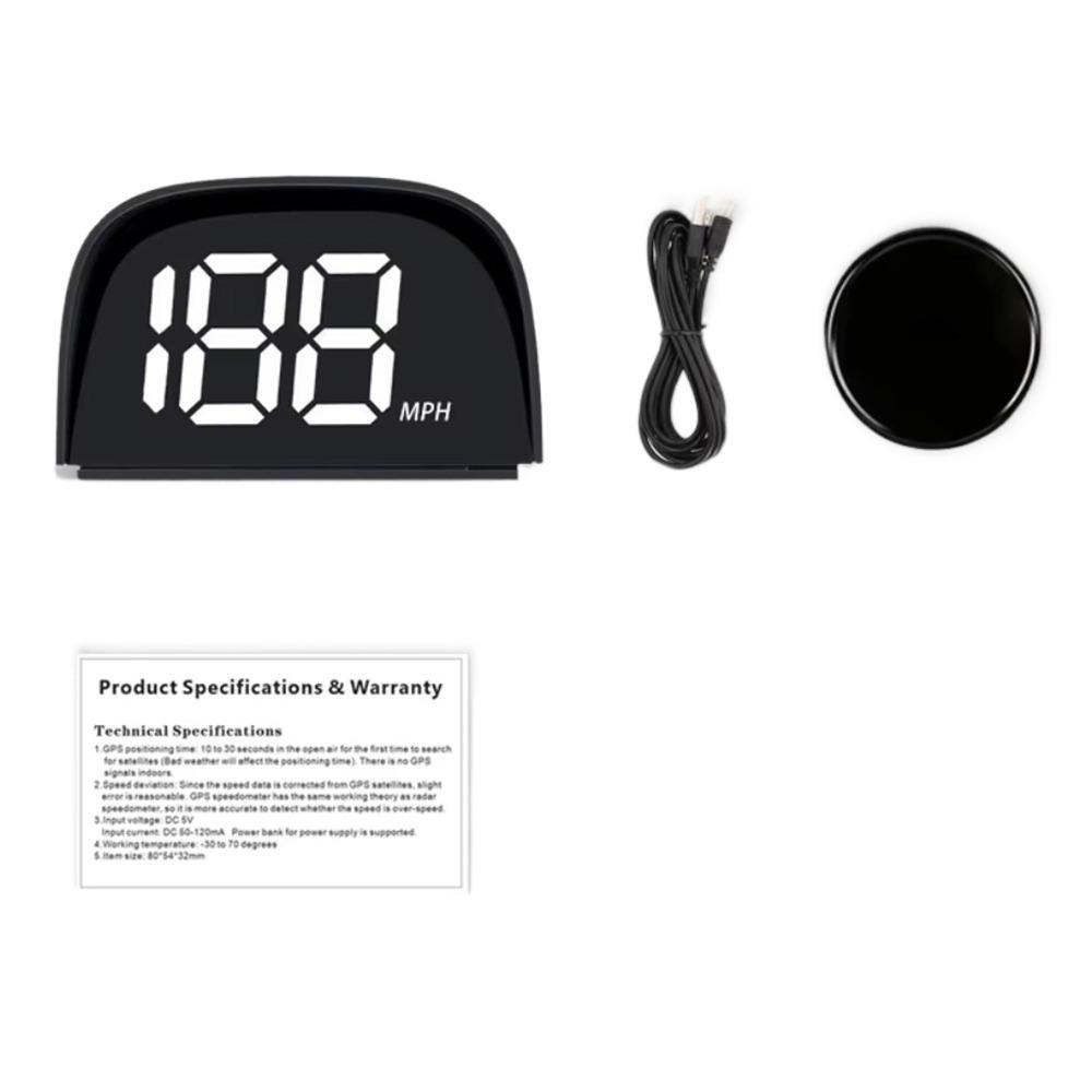 Plug&Play Head Up Display Car Speedometer HUD Vehicle Speed Meter  Speed Meter