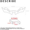 Aerodynamic Winglets Pneumatic Front Fairing Wing Lower Wing Cover Protector Motorcycle Spoiler for Yamaha YZF R3 R25 2019-2024