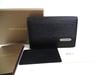 Authentic Serpenti Man Black Leather Business Card Case Card Holder #b197  Open Box
