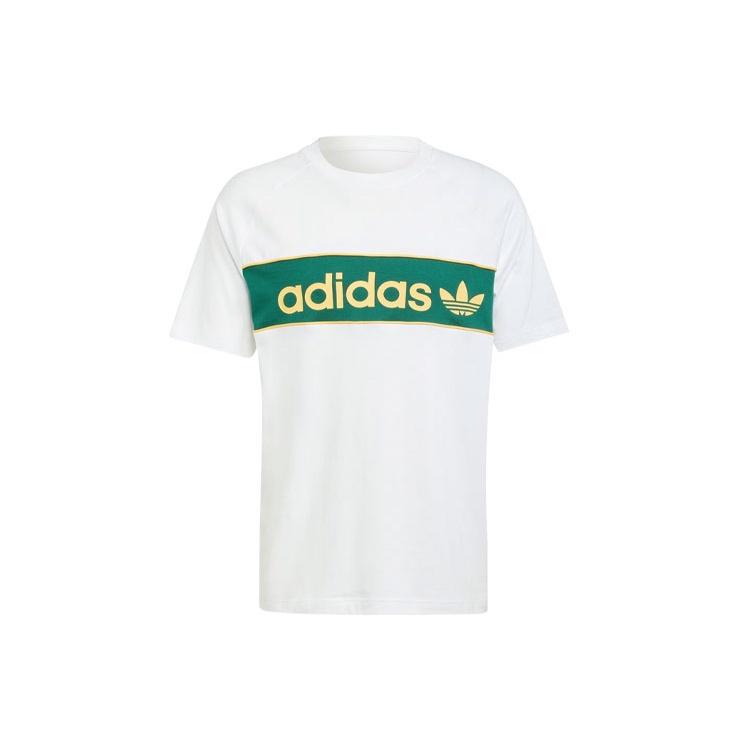 adidas originals Archive Tee Asia Sizing White Green Men s IU0198 S