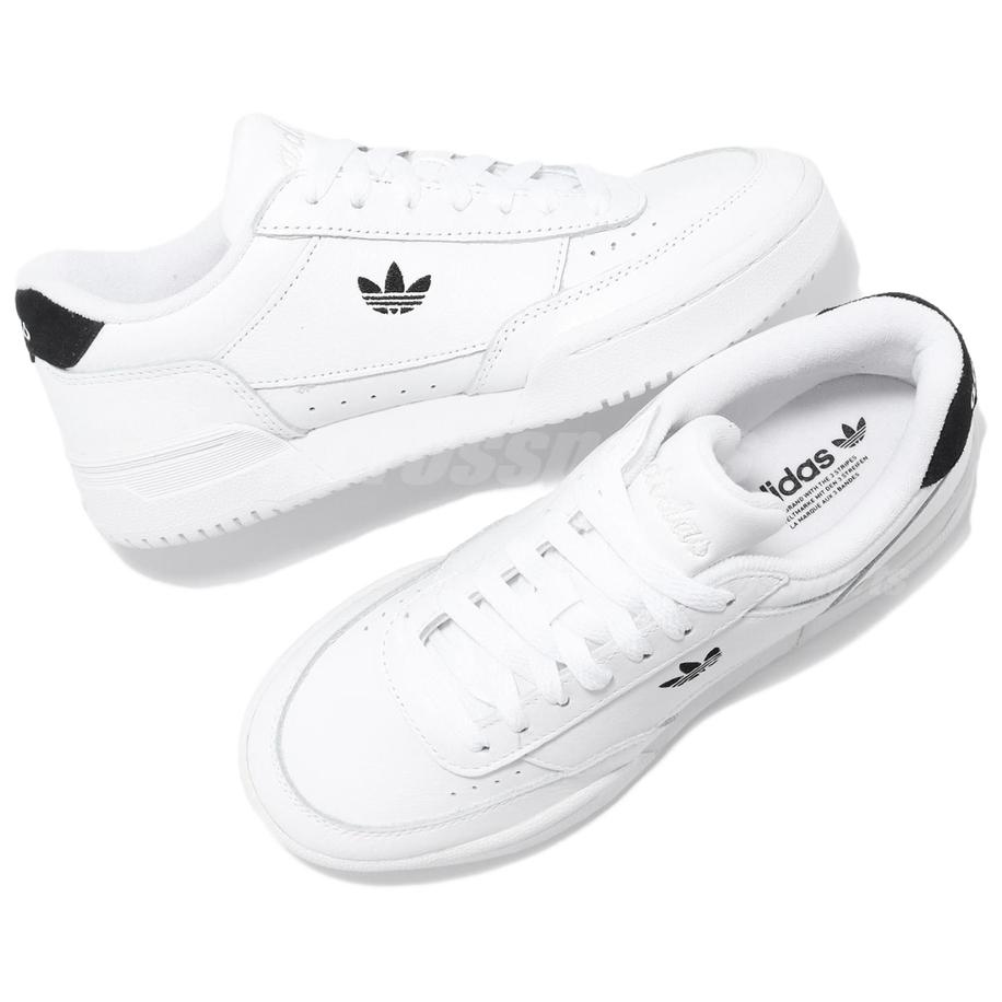 New Adidas Women's Court Super 'White Black' IE8081