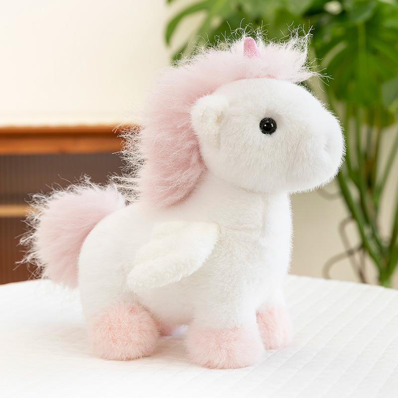 Nicole Pony Plush Doll: Cute Mustang Figurine and Sleeping Pillow for Kids