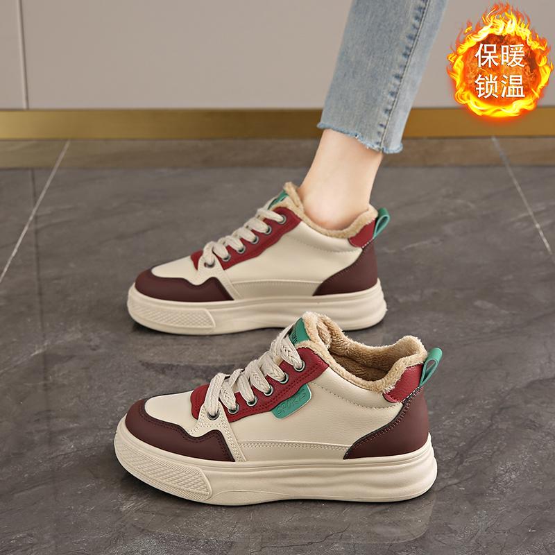 Spring casual board shoes new lightweight sports shoes warm cotton shoes
