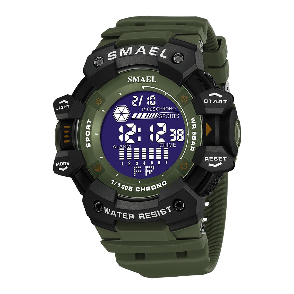 Smael 8050 Electronic Men's Digital Wrist Watches Waterproof Week Display Chronograph Men Digital Watches for Relojes De Hombre