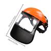 Head Mounted Lawn Mower Protective Mask Explosion Proof Steel Wire Mesh Mask Stone And Sawdust Proof Lawn Mower Face Mask