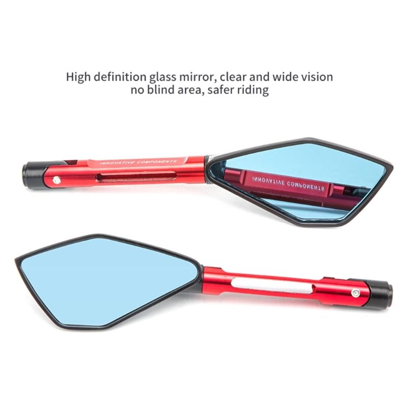 Motorcycle Handlebar Accessory: Rear View Side Mirrors,Handlebar Rear View Mirrors Anti-glare Mirror 8/10mm
