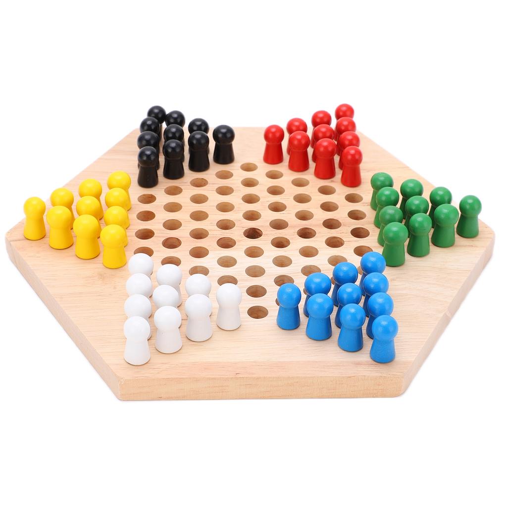 Chinesisches Dame Holz Bunt Chinesisches Dame Brettspiel für Erwachsene Kinder Familie