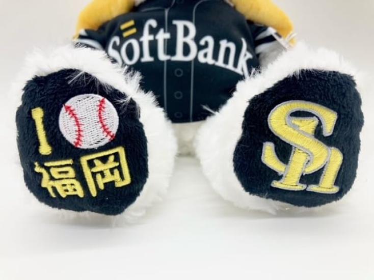 Fukuoka SoftBank Hawks Harry (Visitor) Plush Toy S by Makoto Fujini [Fukuoka Exclusive]