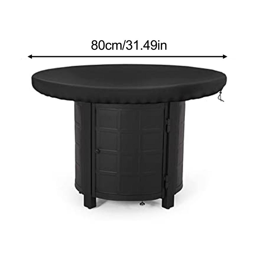 BBQ Fire Plate Protector Fire Plate Cover Barbecue Weather-resistant Windproof 420D Oxford Fabric Dustproof PU Layer