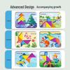 Bruqi Magnetic Tangram Educational Puzzle