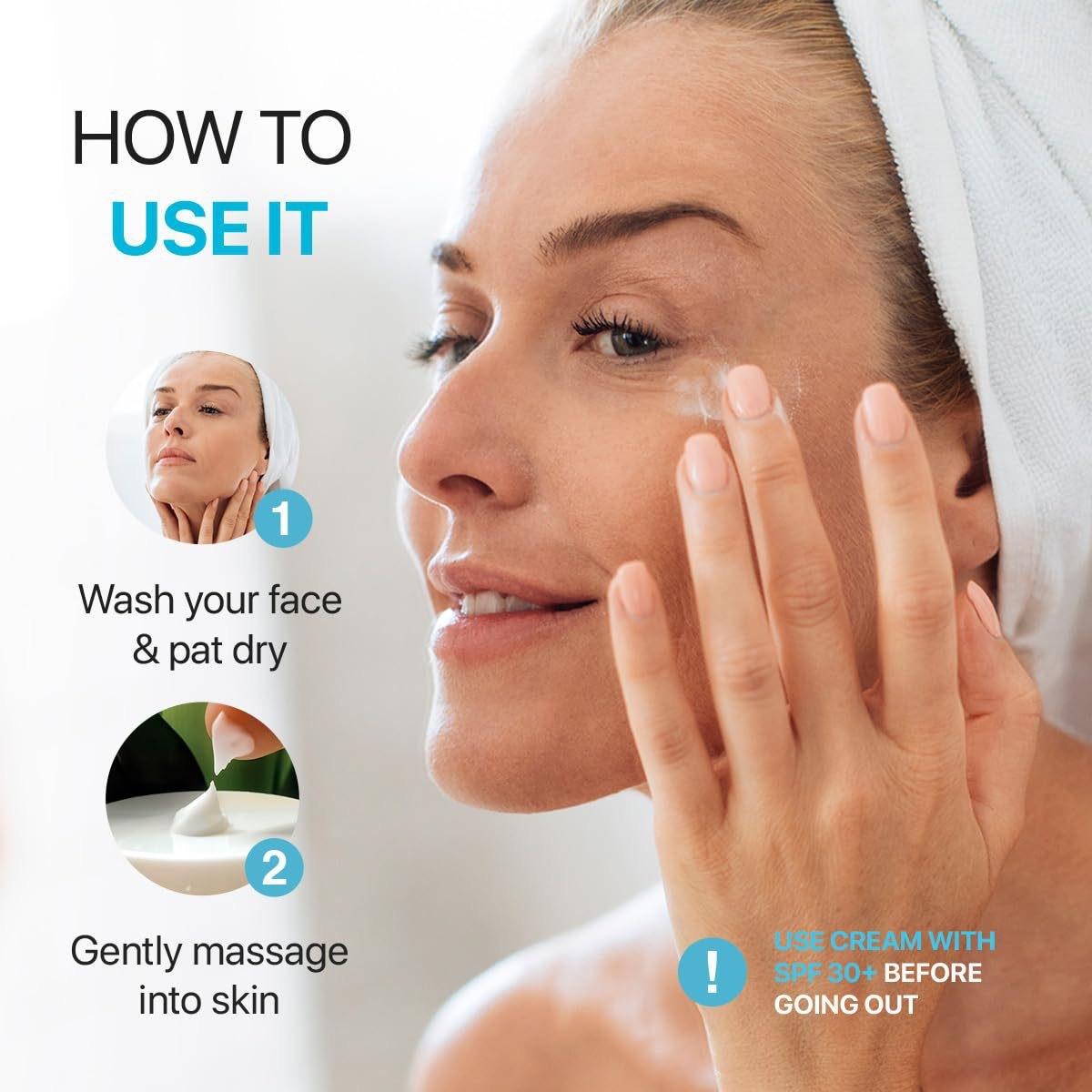 Clinic2Home Retinol-Creme, 50g – Anti-Falten, Straffend, Für Alle Hauttypen, Nachtcreme