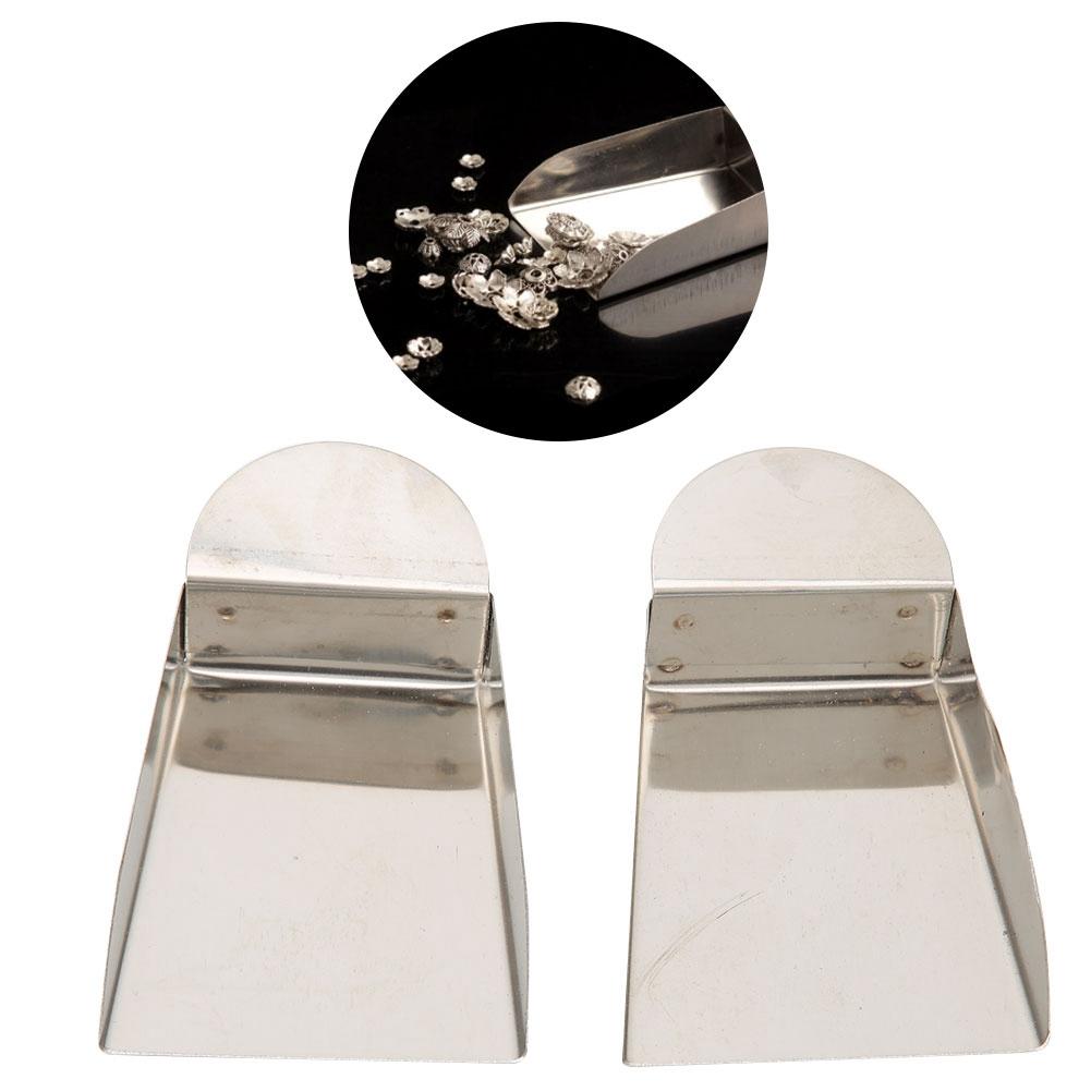 Edelstahl Mini Schaufel Schmuckzubehör Perle Diamant Edelstein Aufnahme Schaufel Aufbewahrungswerkzeug