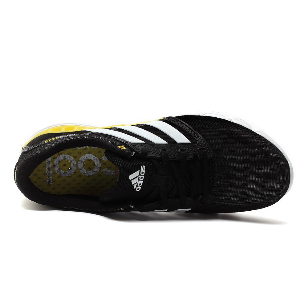 adidas Revolution Climacool 'Black White Yellow' Unisex Running Shoes IF1018