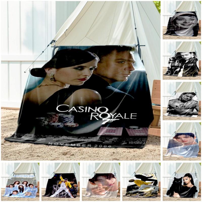 1pc Famous Star Blanket, All Season Lightweight Home Office Outdoor Nap Multifunctional Blanket