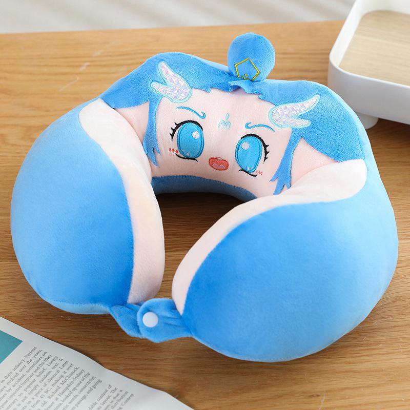 Nezha & Ao Bing Anime Plush Pillow - Office Nap Pillow & Birthday Gift