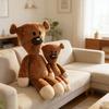 27cm Lustiger Mr Bean Teddybär Plüschtier Stofftiere Niedlicher Kaffee-Bär Baby Stoffpuppe Mini Kissen Dekor Weich Kindergeburtstag