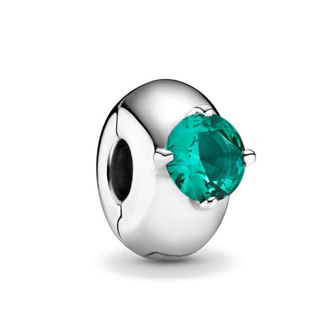 New Bluw Lake Angel Wing Globe Purple Green Clip Ocean Diy Beads Fit Charms Silver 925 Original Jewerly Bracelet