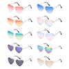 Vintage Heart Sunglasses Women Brand Designer Candy Color Gradient Sun Glasses Outdoor Goggles Party Lentes  Mujer