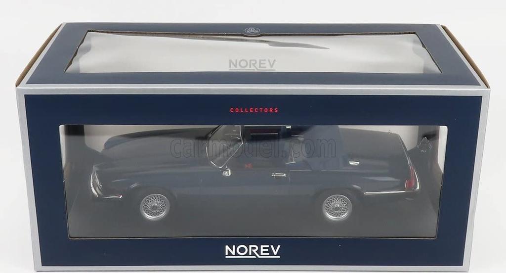 NOREV Scale Jaguar Cabriolet 1988 Limited Edition of 1000 Units 1/18 XJ-S (Blue)