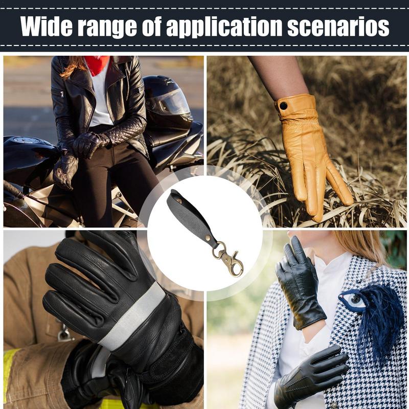 Fire Gloves Strap Leather Gloves Holder Strap Firefighter Gear Mitten Clips Gloves Storage Gloves Keeper For Rescue Gloves