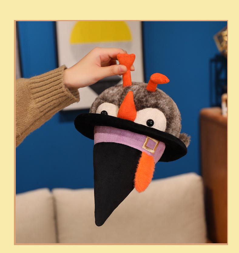 Halloween Jumpy Cat & Ghost Owl Plush Dolls Collection