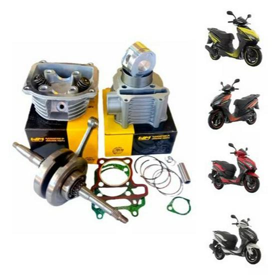 Yibai Ke Ws150/Ds150 Motorcycle Crankshaft & Cylinder Head Kit