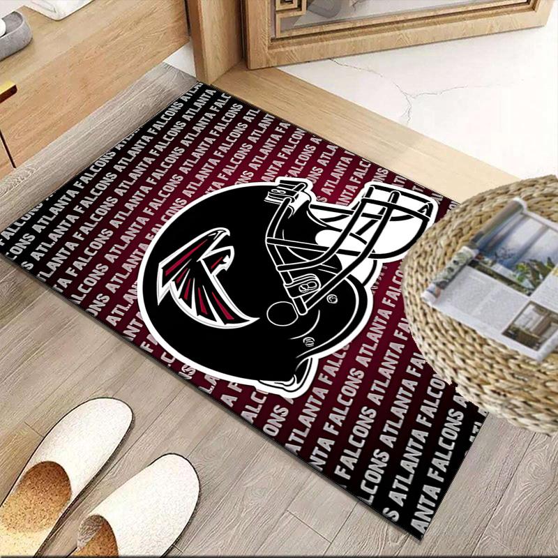Atlanta-Falcons Rise Up  Carpet, Kitchen Rugs, Yoga Mat, Non-Slip Mats, Rug for Bathroom, Living Room Bedroom, Camping Rugs Christmas Gift