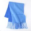 Mohair scarf women's winter two-color soft waxy thickened autumn and winter coarse fringed versatile couple scarf