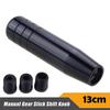 13CM Black Universal Aluminum Manual Car Gear Stick Shift Knob Shifter Lever AC