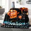 Coperta di flanella personalizzata con il nome "Michael Jackson's Legacy" per comfort super morbido e carino, per viaggi, letto, divano