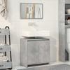 VidaXL 2-piece Bathroom Furniture Set Concrete Grey, Bathroom Cabinet, Bathroom Cupboard, Furniture 856066