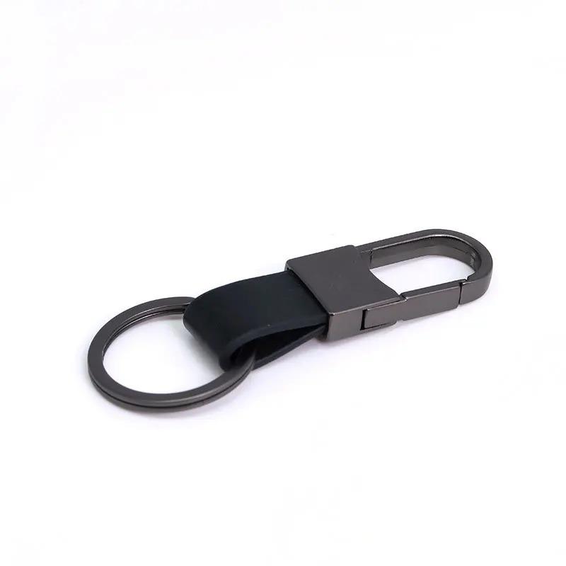 Portachiavi in Vera Pelle Per Donna Uomo Moschettone in Metallo Laccetto Portachiavi da Auto da Appendere alla Vita Accessori Portachiavi per Auto