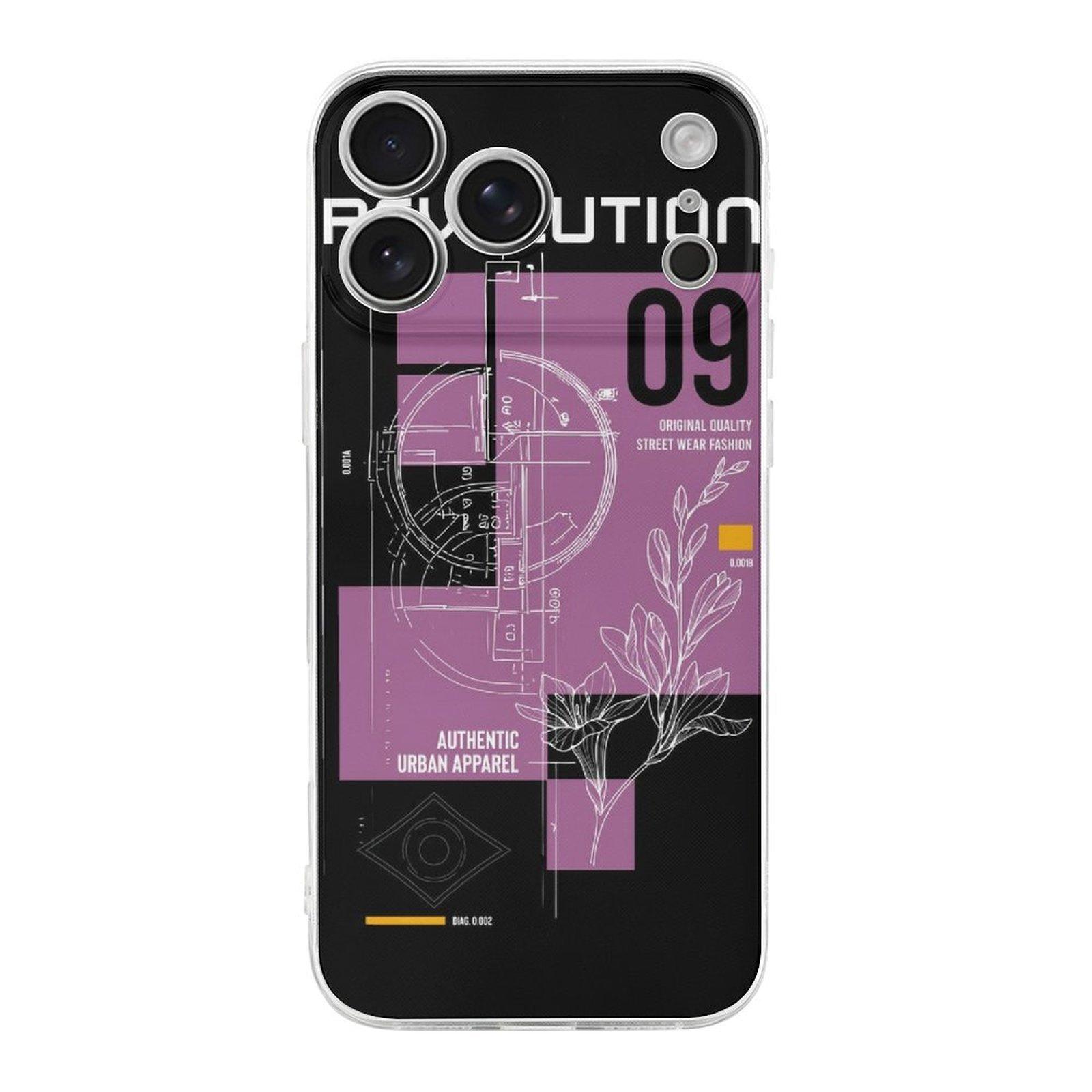 

1 Pack For iPhone 17 TPU Slim Anti-Scratch Shockproof Case Clear Flexible Soft Protective Cover For 17 17 Air 17 Pro 17 Pro Max IPHONE-17ProMax белый