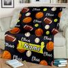 Ball Sports Ethan Shawl Blanket Personalized Name Option Soft Comfortable Stylish For Bedroom Bed Sofa Office Camping Warming Perfect Gift For All
