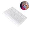 50Pcs Bubble Wand Transparent Appearance Leakproof Lightweight Bubble Wands Bulk For Weddings Party Anniversaries