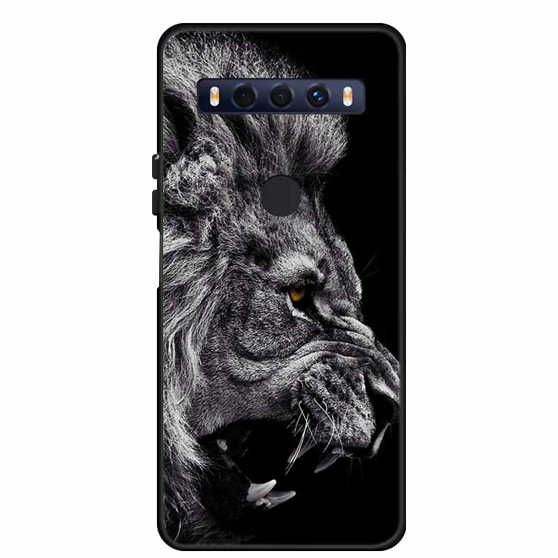 For TCL 10 SE Case Popular Picture Black Silicone Soft Back Cover Case For TCL 10 SE Phone Case Cover 10SE 6.52" Coque Funda Bag