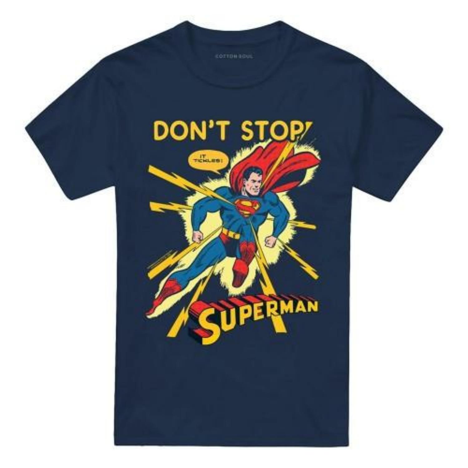 SUPERMAN Mens It Tickles T-Shirt S