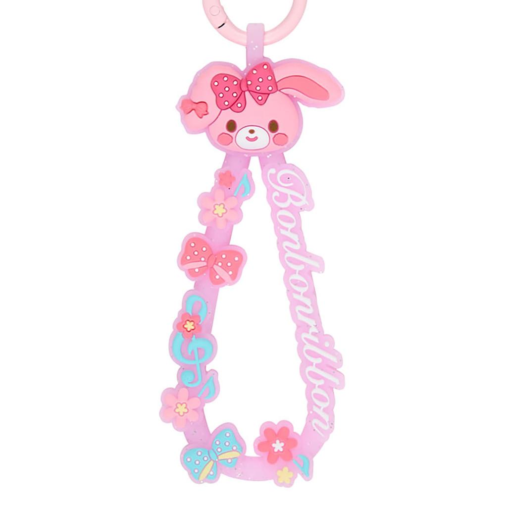Sanrio Rubber Cord Keychain Grand Prix 1st Bonbonribbon 828971 (Character Edition)