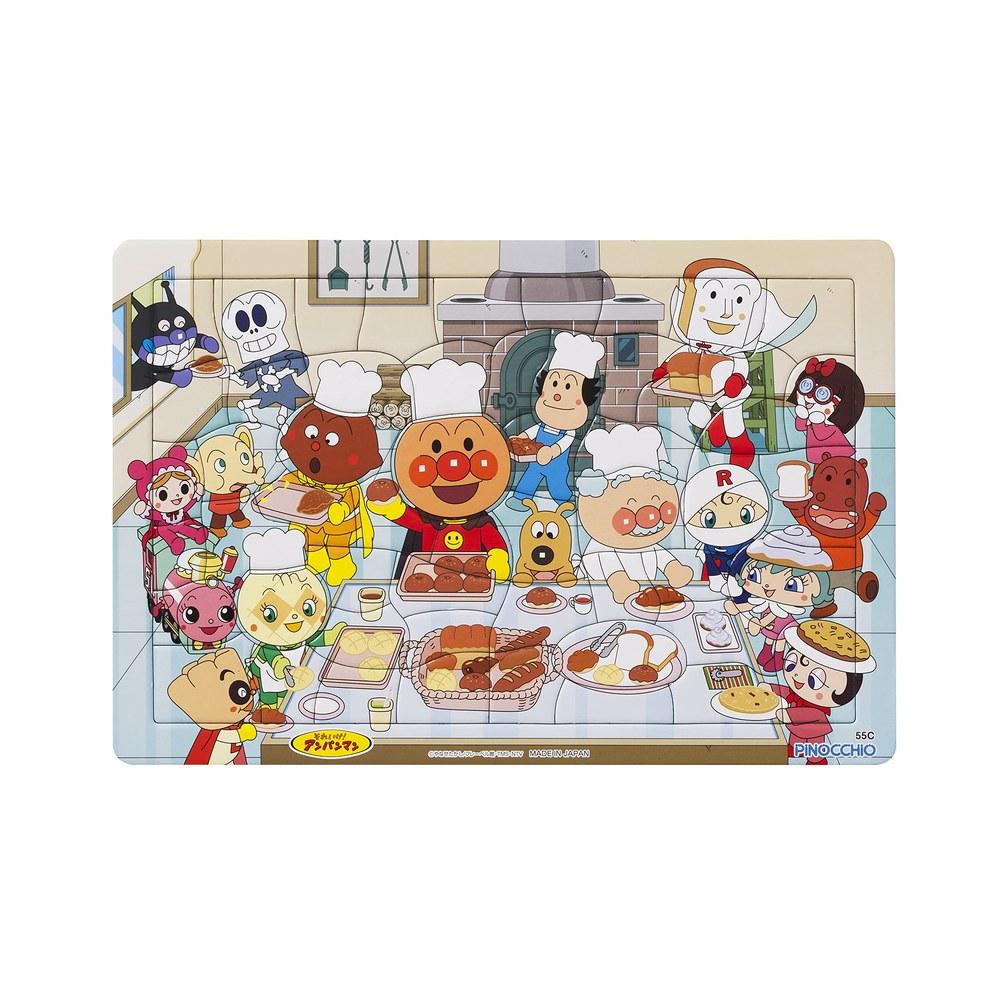 Agatsuma Anpanman Genius Brain First Puzzle Bread Factory 55 Pieces