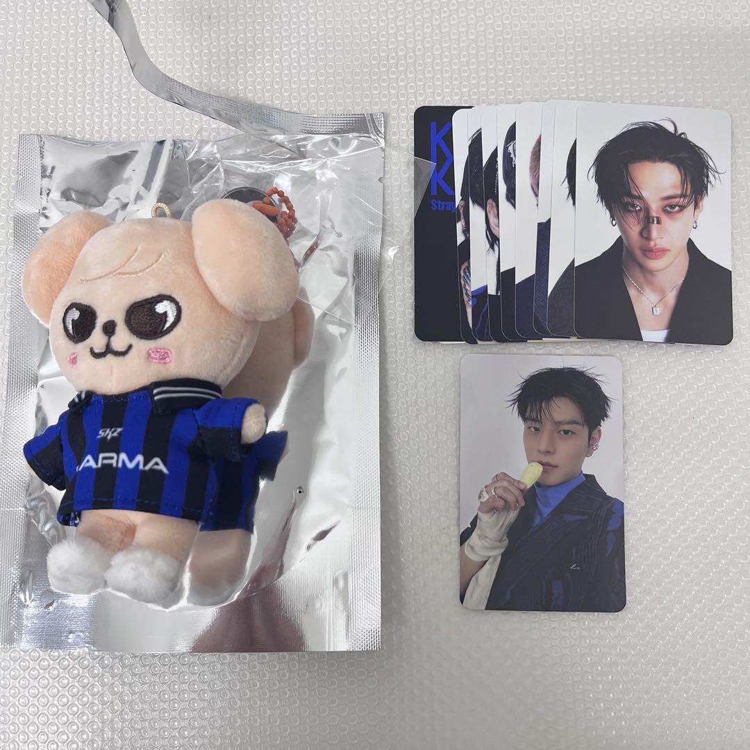

[USED] Stray Kids KARMA skzoo Seungmin Puppym Key Ring with Trading Card