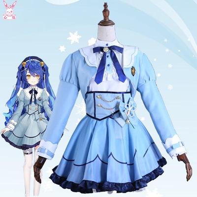 Tiangong Xin Enchantress: Rainbow Club Virtual Idol Cosplay Dress for Women