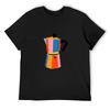 Multicolor Moka Pot T-Shirt Sweat Cheap Stuff Summer Clothes Plain White T Shirts Men