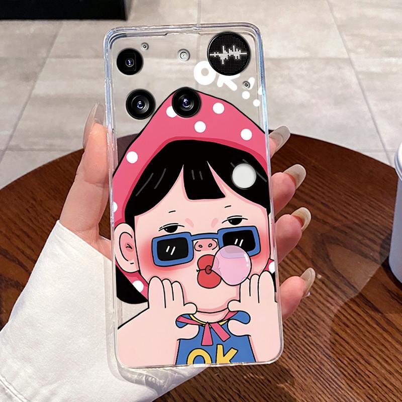 Casing For Nothing Phone (3) Case For Phone3 Back Cover Aesthetic Fashion Cute Cat Cartoon Transparent Soft Silicone Phone Case